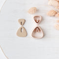 High quality polymer clay cutter creating clean sharp cuts for earrings and jewelry making