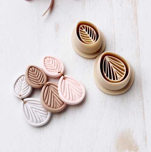 High quality polymer clay cutter creating clean sharp cuts for earrings and jewelry making