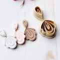 High quality polymer clay cutter creating clean sharp cuts for earrings and jewelry making
