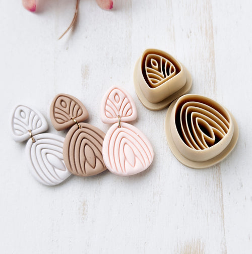 High quality polymer clay cutter creating clean sharp cuts for earrings and jewelry making