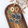 High quality polymer clay cutter creating clean sharp cuts for earrings and jewelry making
