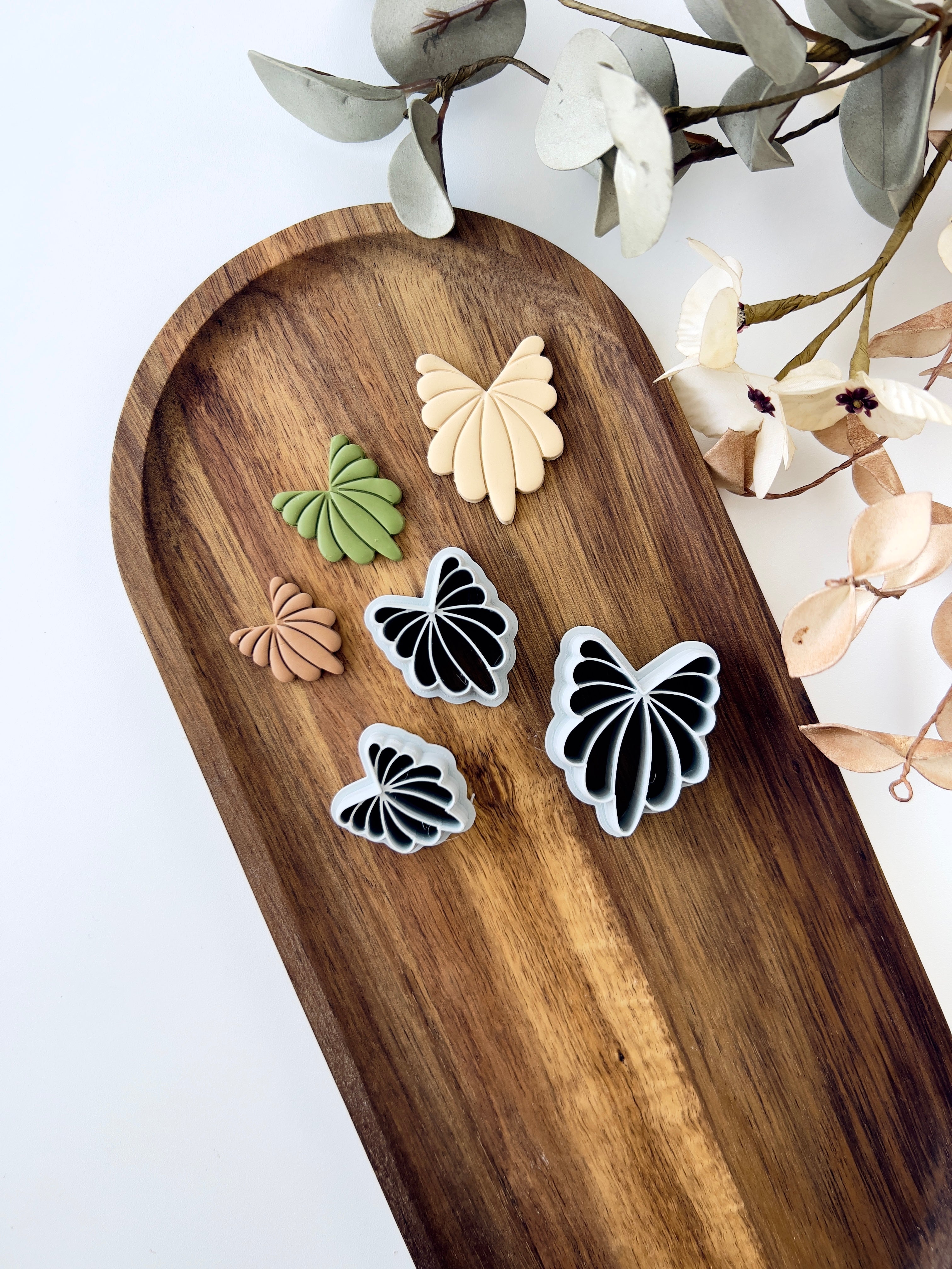 High quality polymer clay cutter creating clean sharp cuts for earrings and jewelry making