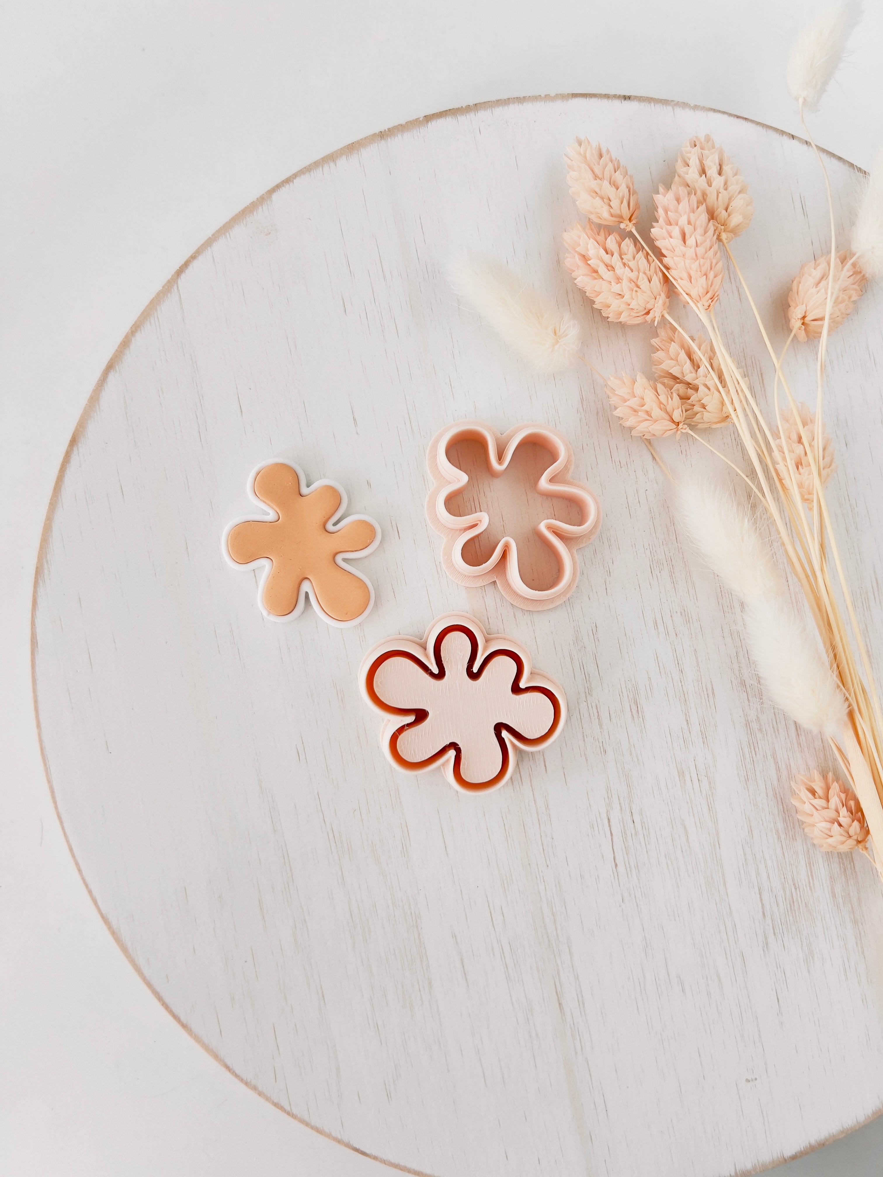 High quality polymer clay cutter creating clean sharp cuts for earrings and jewelry making