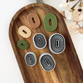 High quality polymer clay cutter creating clean sharp cuts for earrings and jewelry making