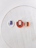 High quality polymer clay cutter creating clean sharp cuts for earrings and jewelry making
