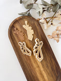 High quality polymer clay cutter creating clean sharp cuts for earrings and jewelry making