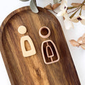 High quality polymer clay cutter creating clean sharp cuts for earrings and jewelry making