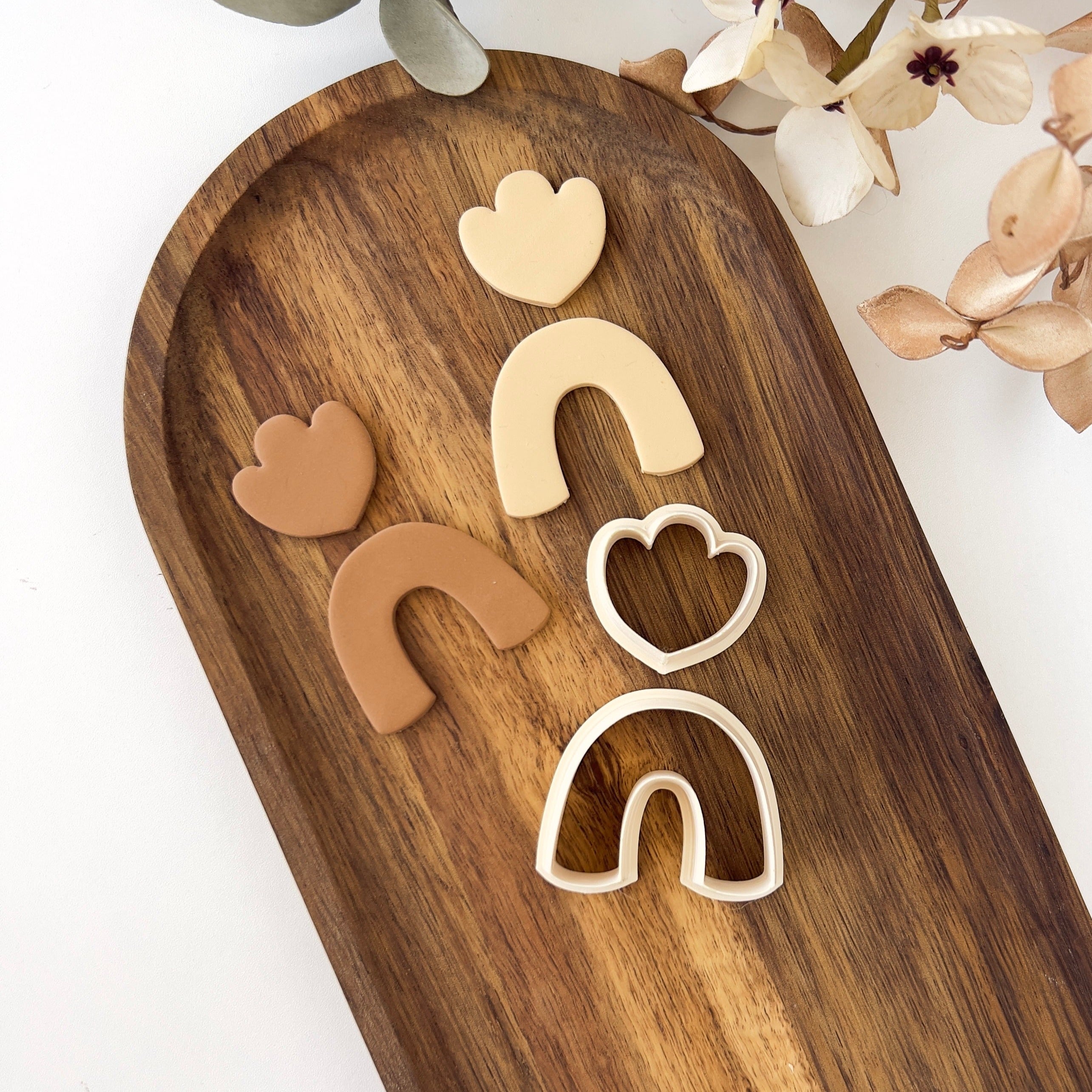 High quality polymer clay cutter creating clean sharp cuts for earrings and jewelry making