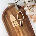 High quality polymer clay cutter creating clean sharp cuts for earrings and jewelry making
