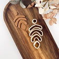 High quality polymer clay cutter creating clean sharp cuts for earrings and jewelry making