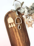 High quality polymer clay cutter creating clean sharp cuts for earrings and jewelry making