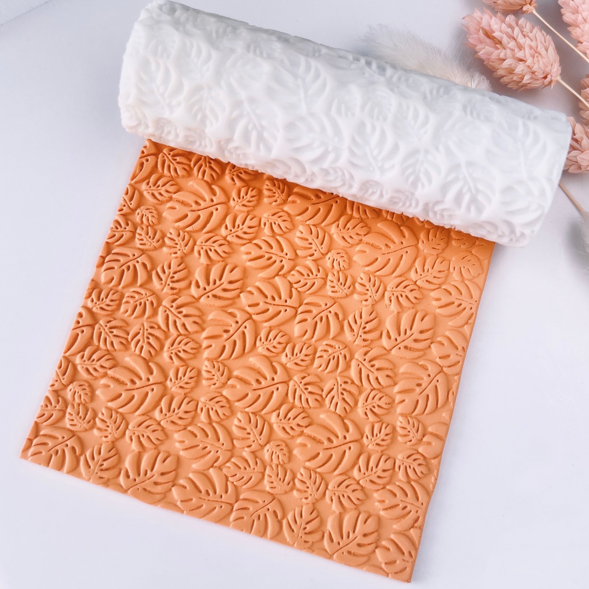 polymer clay texture roller abstract geometric pattern