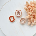 High quality polymer clay cutter creating clean sharp cuts for earrings and jewelry making