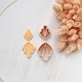 High quality polymer clay cutter creating clean sharp cuts for earrings and jewelry making