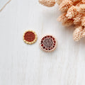 High quality polymer clay cutter creating clean sharp cuts for earrings and jewelry making