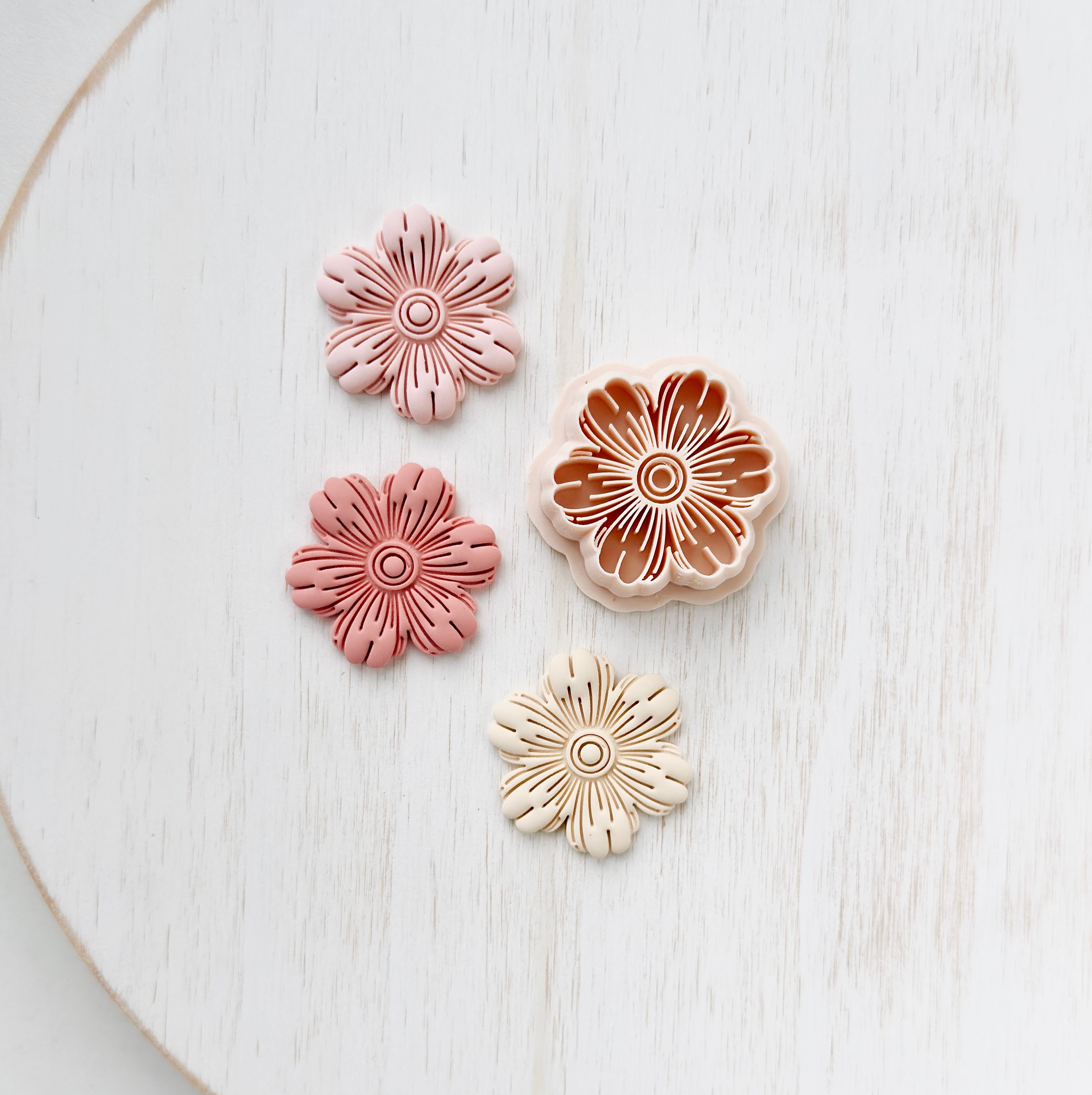 High quality polymer clay cutter creating clean sharp cuts for earrings and jewelry making