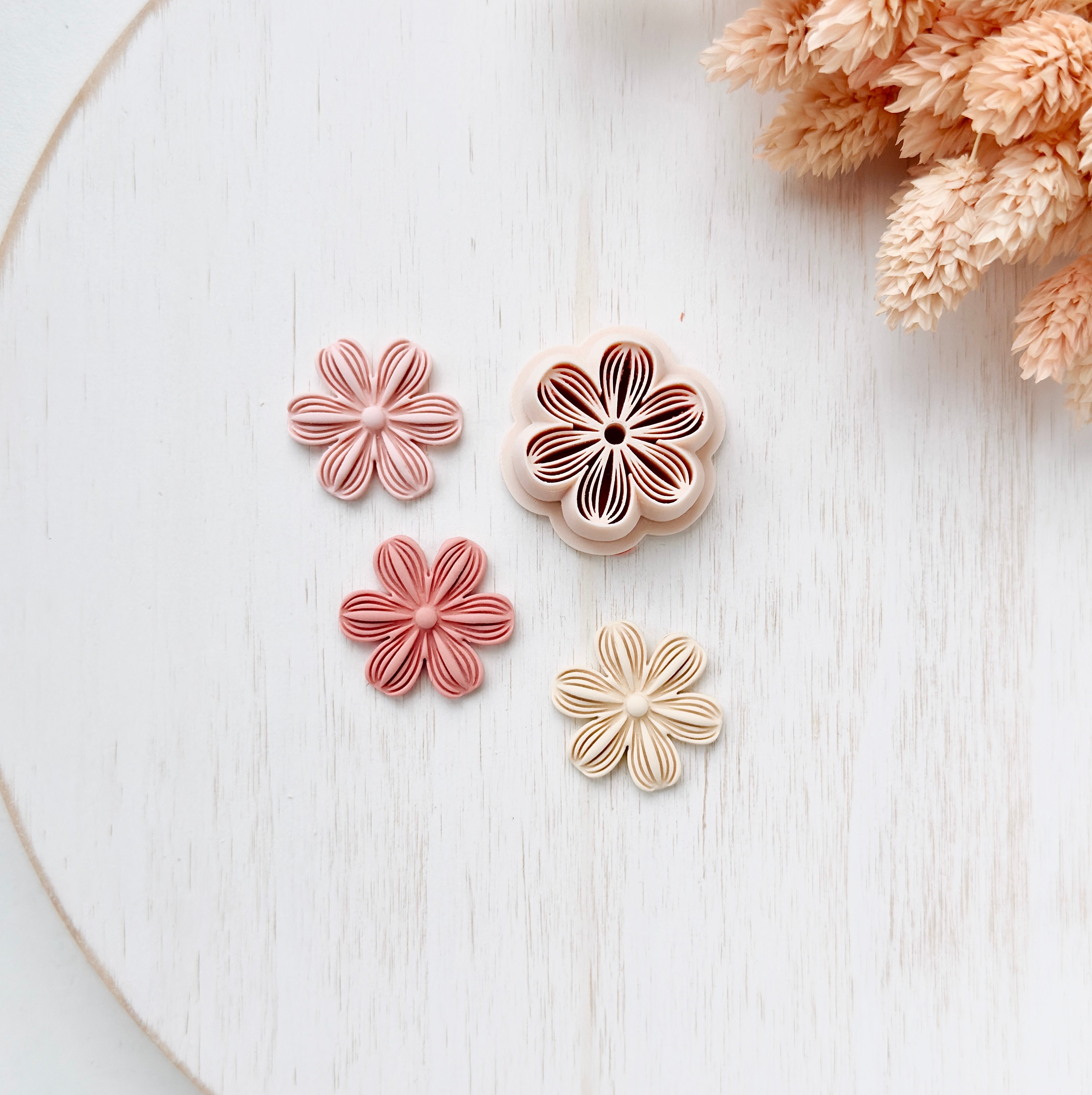 High quality polymer clay cutter creating clean sharp cuts for earrings and jewelry making