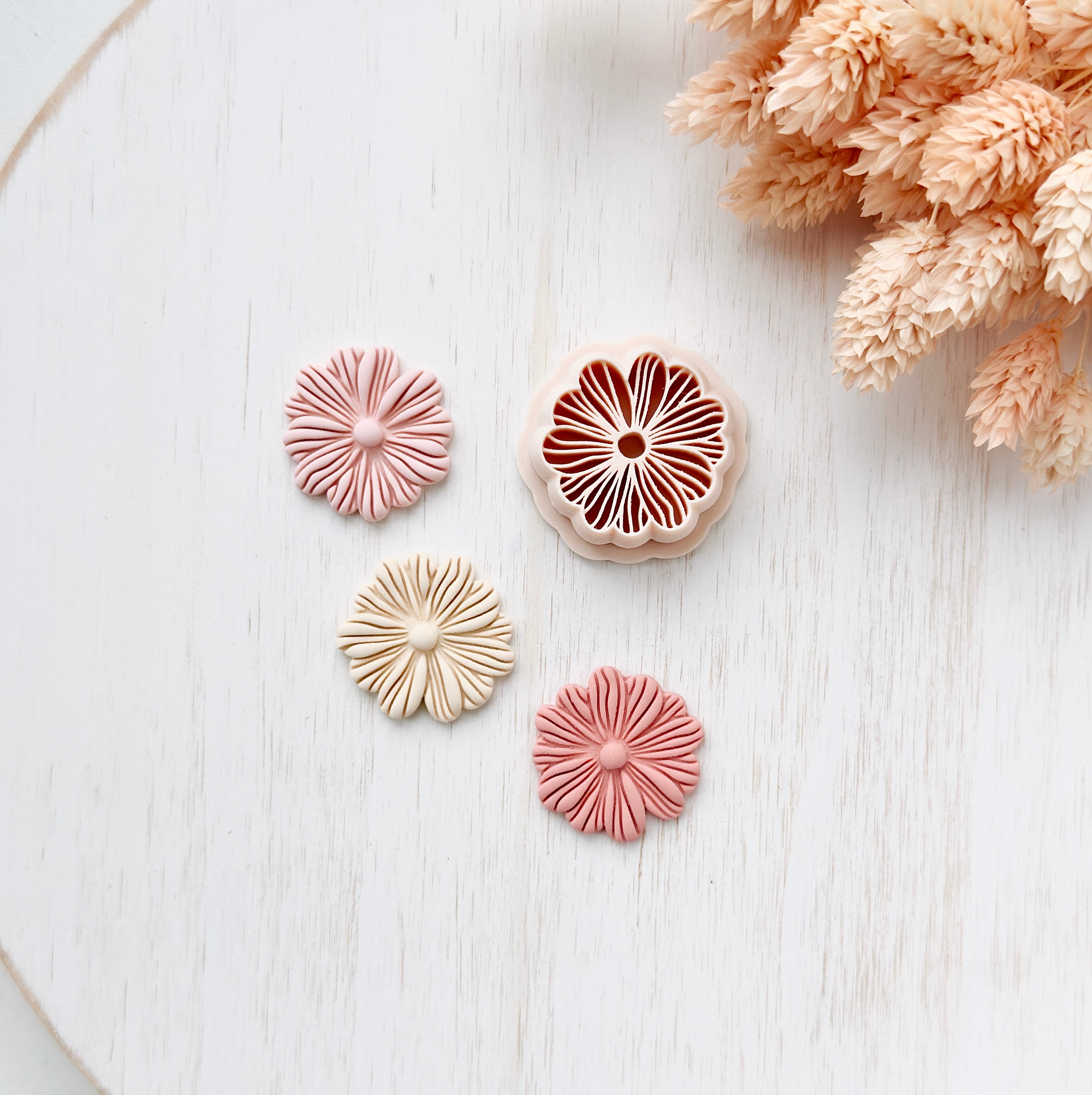 High quality polymer clay cutter creating clean sharp cuts for earrings and jewelry making