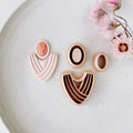 High quality polymer clay cutter creating clean sharp cuts for earrings and jewelry making