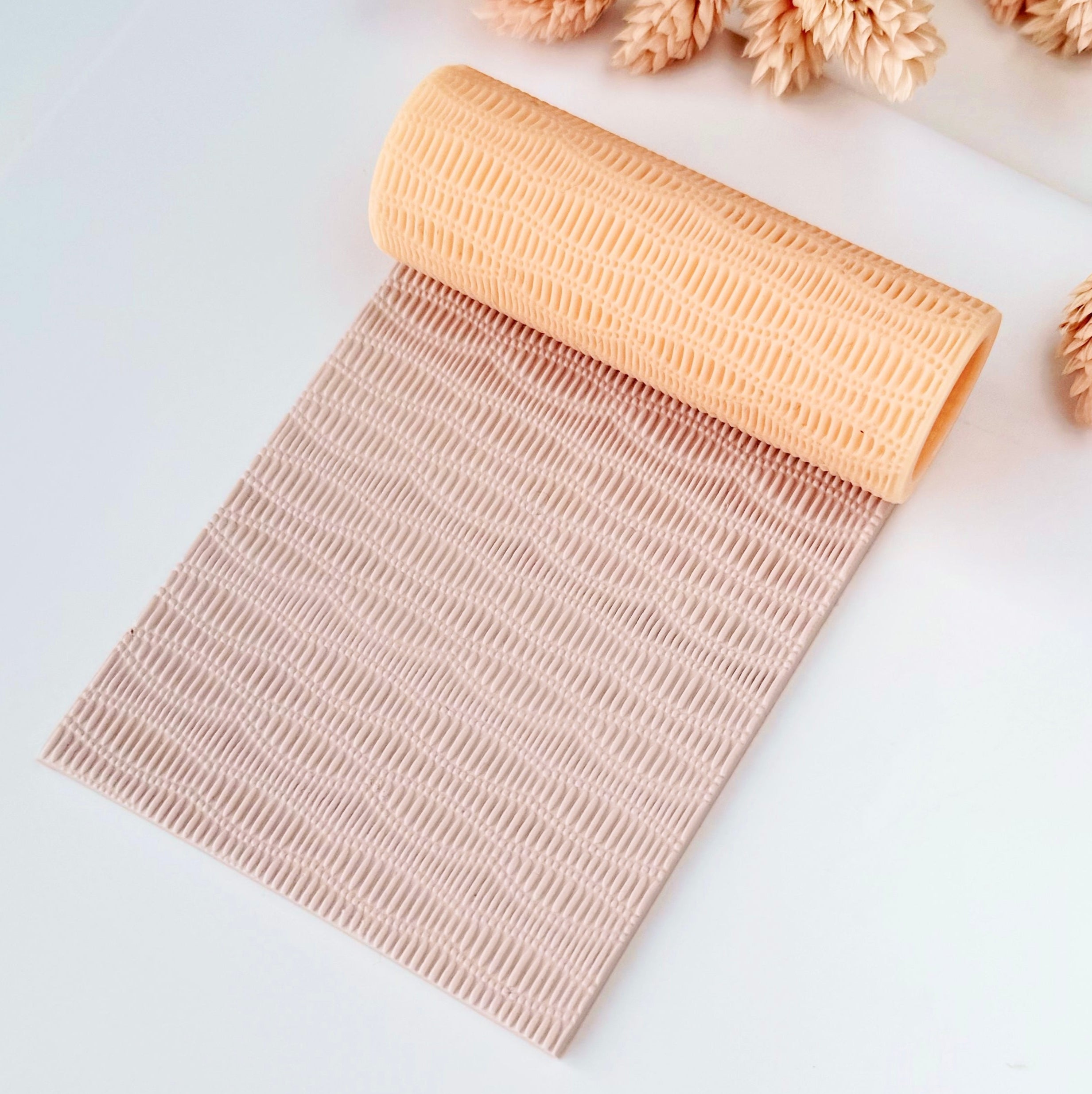 polymer clay texture roller abstract geometric pattern