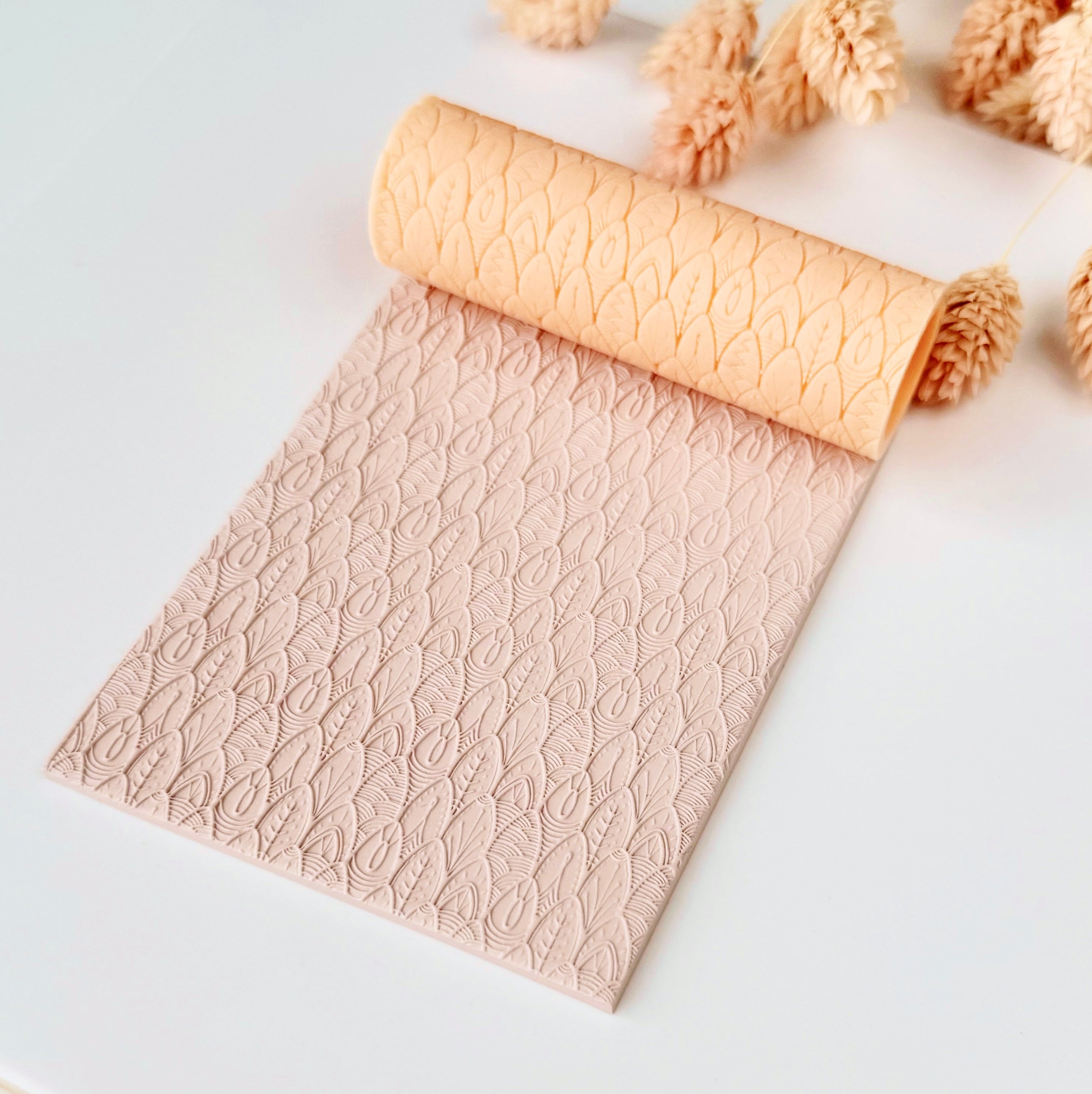 polymer clay texture roller abstract geometric pattern