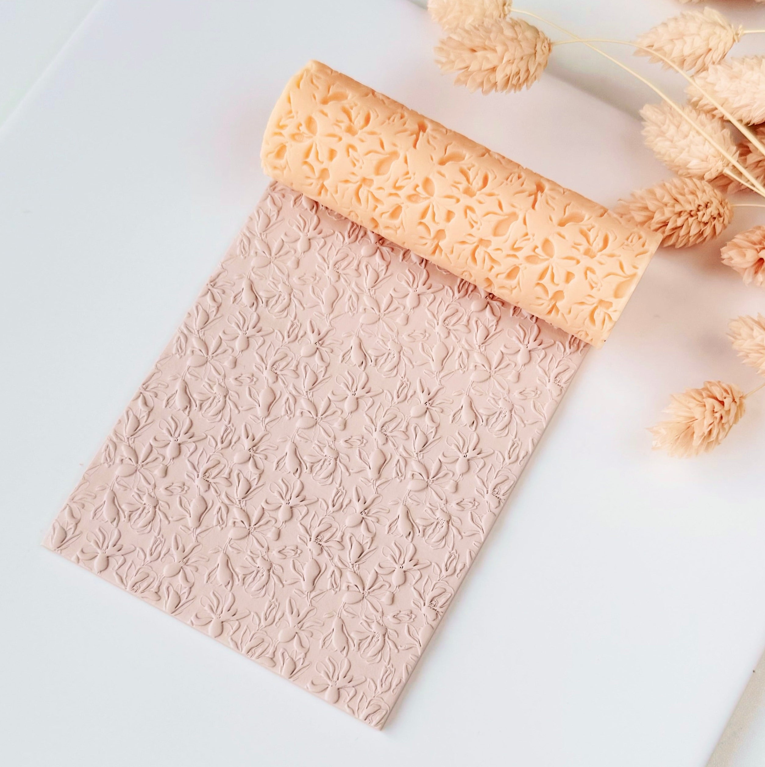 polymer clay texture roller abstract geometric pattern