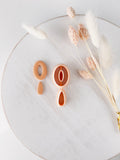 High quality polymer clay cutter creating clean sharp cuts for earrings and jewelry making
