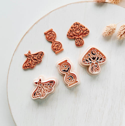 High quality polymer clay cutter creating clean sharp cuts for earrings and jewelry making