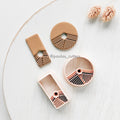 High quality polymer clay cutter creating clean sharp cuts for earrings and jewelry making