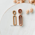 High quality polymer clay cutter creating clean sharp cuts for earrings and jewelry making