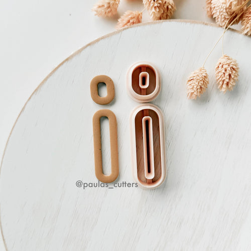 High quality polymer clay cutter creating clean sharp cuts for earrings and jewelry making