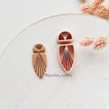 High quality polymer clay cutter creating clean sharp cuts for earrings and jewelry making