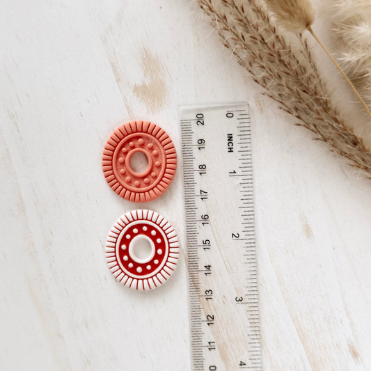 Emporte-pièce en argile polymère – Forme de base – Outil de découpe pour boucles d'oreilles ZP-19