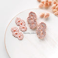 High quality polymer clay cutter creating clean sharp cuts for earrings and jewelry making