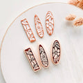High quality polymer clay cutter creating clean sharp cuts for earrings and jewelry making