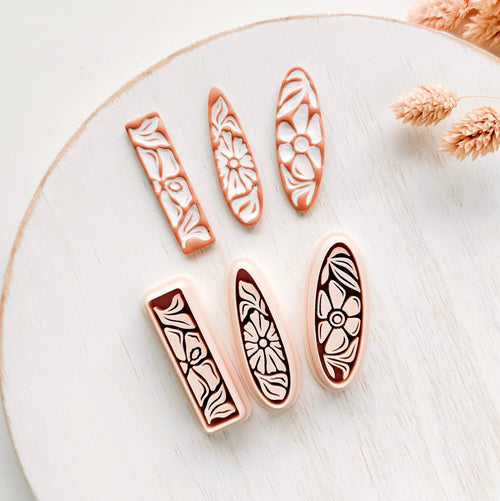 High quality polymer clay cutter creating clean sharp cuts for earrings and jewelry making