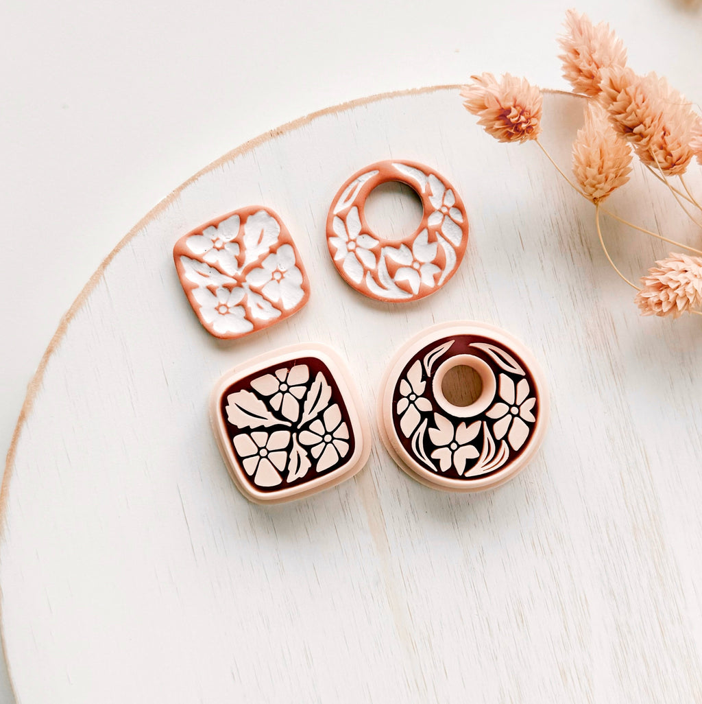 High quality polymer clay cutter creating clean sharp cuts for earrings and jewelry making