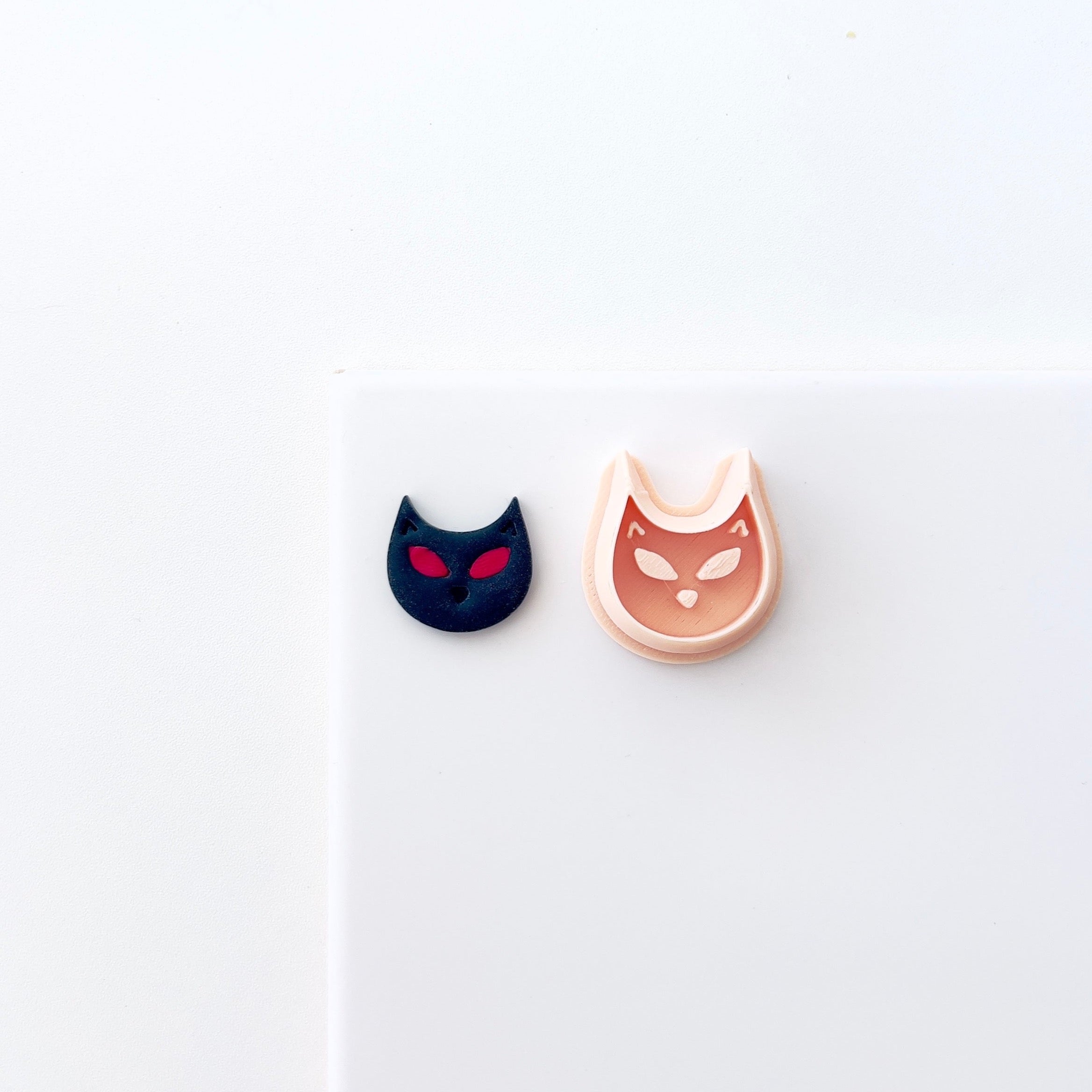 High quality polymer clay cutter creating clean sharp cuts for earrings and jewelry making