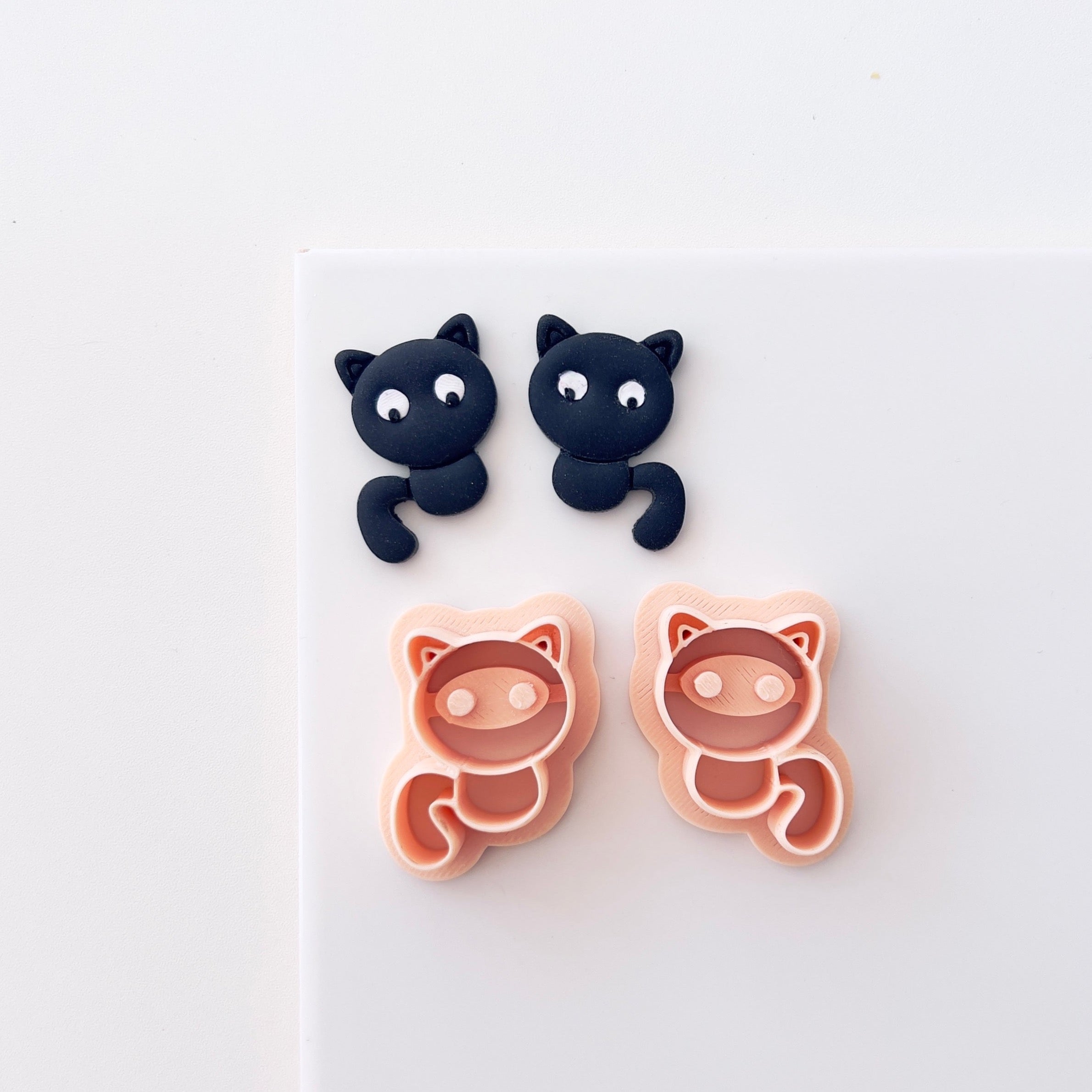High quality polymer clay cutter creating clean sharp cuts for earrings and jewelry making