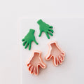 High quality polymer clay cutter creating clean sharp cuts for earrings and jewelry making