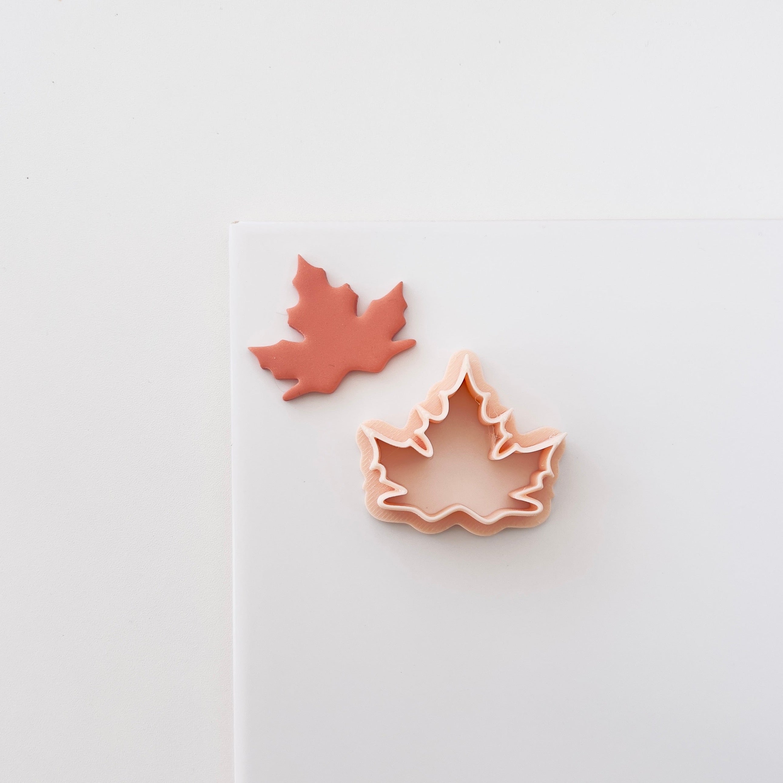 High quality polymer clay cutter creating clean sharp cuts for earrings and jewelry making