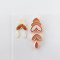 High quality polymer clay cutter creating clean sharp cuts for earrings and jewelry making