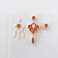 High quality polymer clay cutter creating clean sharp cuts for earrings and jewelry making