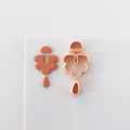 High quality polymer clay cutter creating clean sharp cuts for earrings and jewelry making