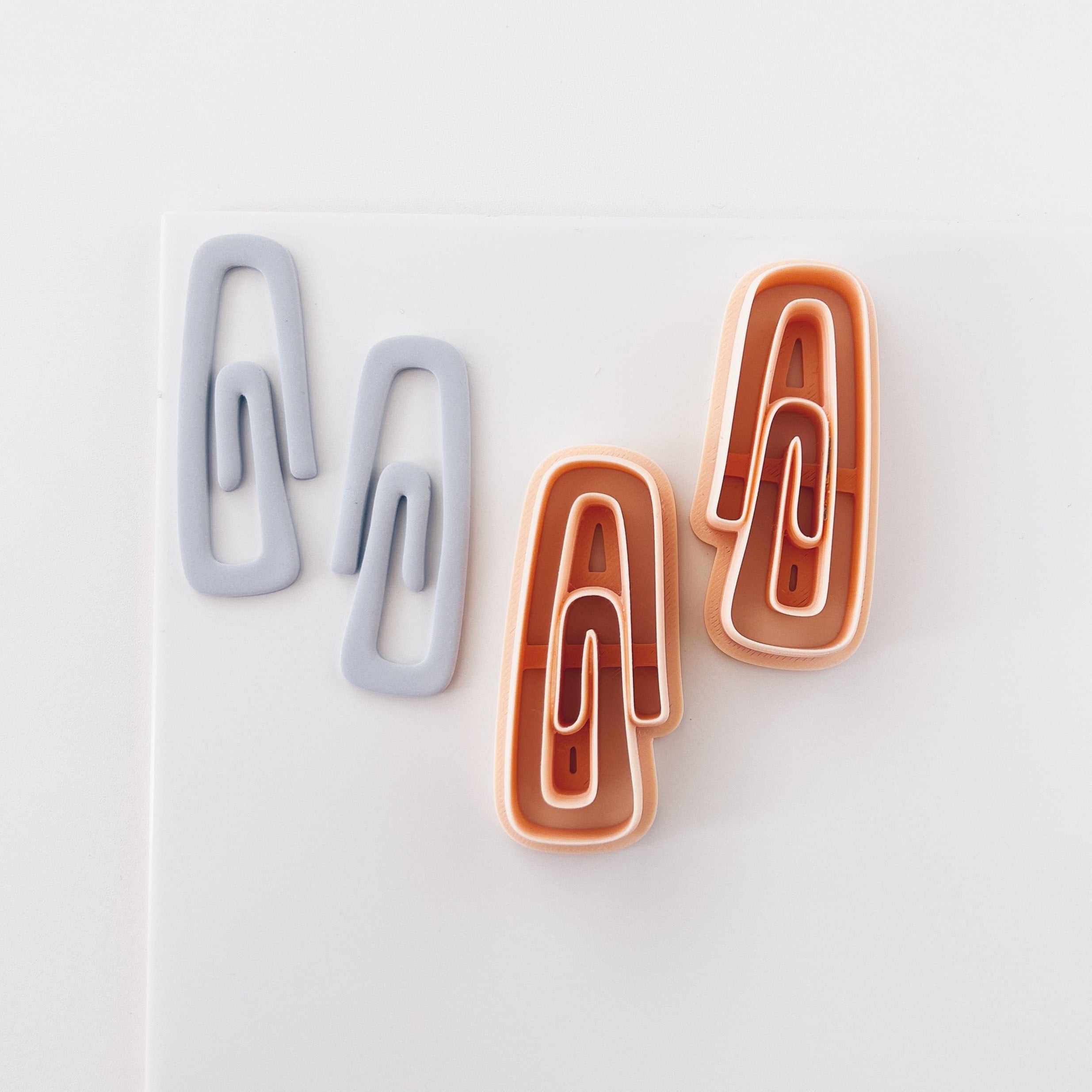 High quality polymer clay cutter creating clean sharp cuts for earrings and jewelry making