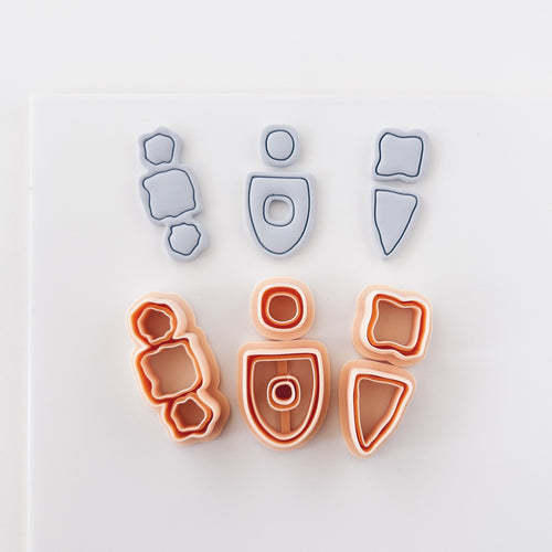 High quality polymer clay cutter creating clean sharp cuts for earrings and jewelry making