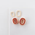 High quality polymer clay cutter creating clean sharp cuts for earrings and jewelry making
