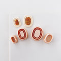 High quality polymer clay cutter creating clean sharp cuts for earrings and jewelry making