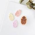 High quality polymer clay cutter creating clean sharp cuts for earrings and jewelry making