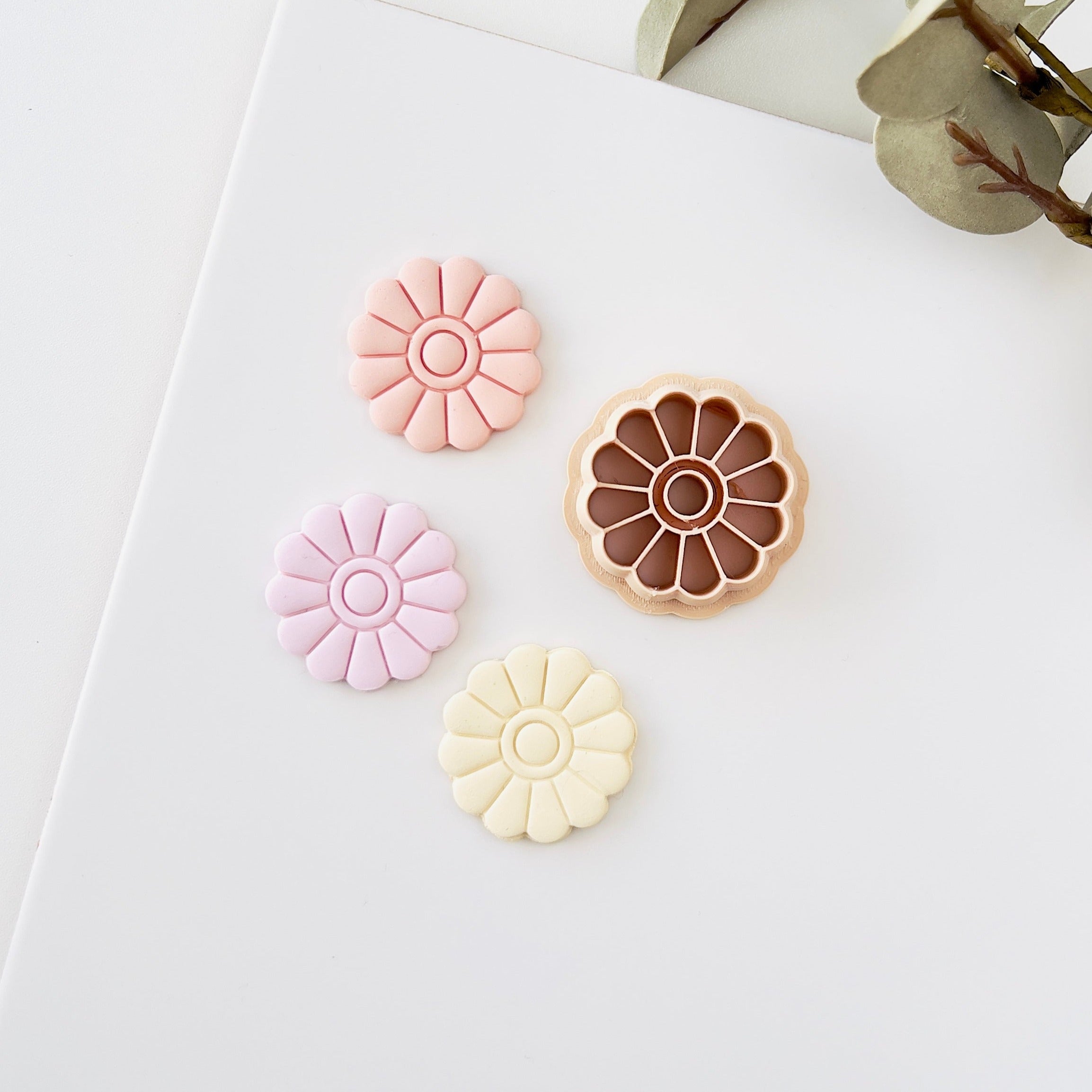 High quality polymer clay cutter creating clean sharp cuts for earrings and jewelry making